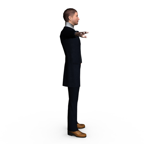 formal male 01 3d model - Formal Male 01 by ignisfatuus